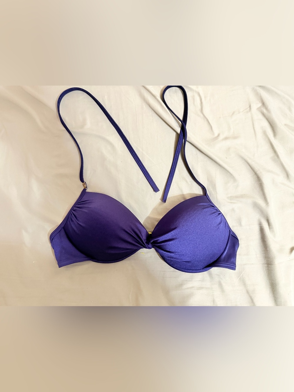 Victoria secret metallic blue purple swim bikini top
